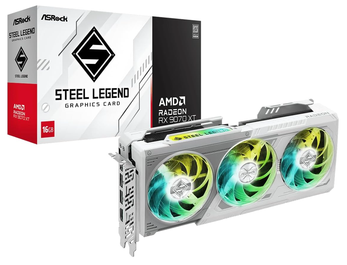 ASRock Steel Legend AMD Radeon RX 9070 XT 16Gb