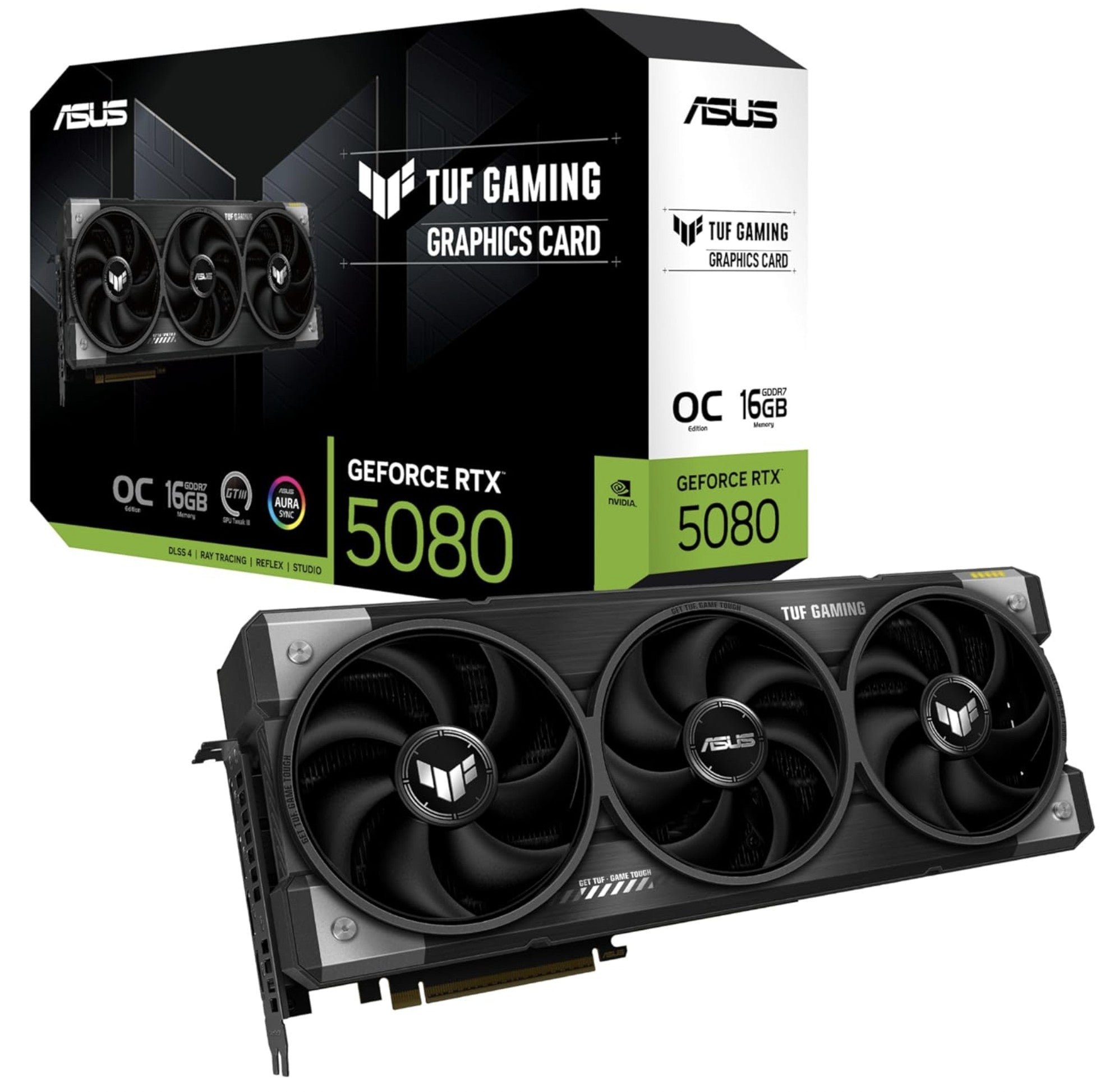 Carte Graphique ASUS TUF Gaming GeForce RTX 5080 16GB GDDR7 OC