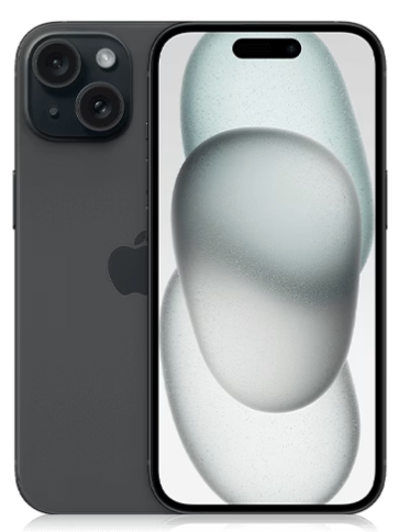 Téléphone Usagé iPhone 15 128Go +86% batterie Noir Titane